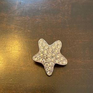 Stunning Swarovski Star Fish Brooch